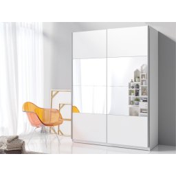 Kast BELHAMBRA 2 schuifdeuren 120 cm wit
