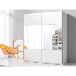 Kast BELHAMBRA 2 schuifdeuren 150 cm wit