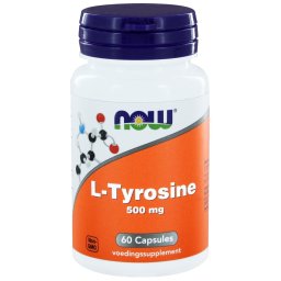 L-Tyrosine 500 mg (60 caps) - NOW Foods