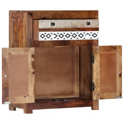 vidaXL Bijzetkast 60x30x75 cm massief acaciahout