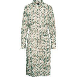 VERO MODA VMKATHRINE LS BLK SHIRT DRESS WVN GA - Maat S - Dames Jurk
