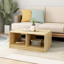 vidaXL 809906 Salontafel 75x50x33,5 cm Massief Hout Grenen