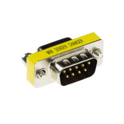 ACT D-Sub 9 pins Male naar Female adapter