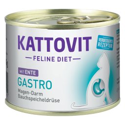 12x185g Gastro Eend Kattovit Kattenvoer