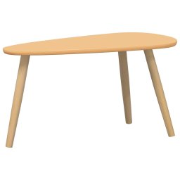 vidaXL 2-delige Salontafelset massief grenenhout bruin