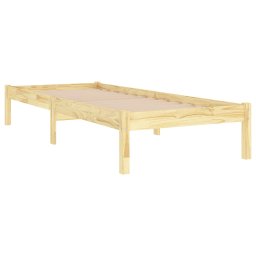 vidaXL Bedframe massief grenenhout 90x200 cm