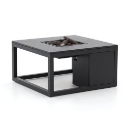 + 15% kassakorting | Cosiraw lounge vuurtafel 100x100x55cm - Laagste prijsgarantie!