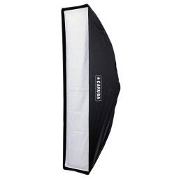Caruba Quick Assembly Matte Zilver Strip Softbox 30x140 cm