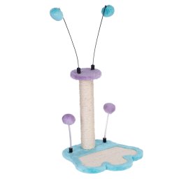 Krabpaal Finny Blauw/Roze H33 x L30 x B30 cm