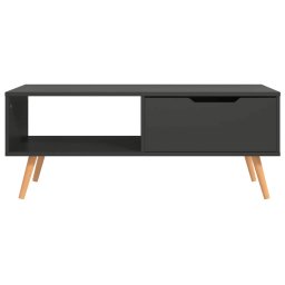 vidaXL Salontafel 100x49,5x43 cm bewerkt hout grijs