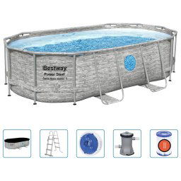 Bestway Zwembadset Power Steel 427x250x100 cm
