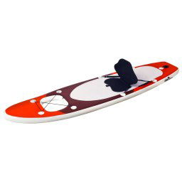 vidaXL Stand Up Paddleboardset opblaasbaar 360x81x10 cm rood