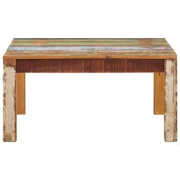 vidaXL Salontafel 80x80x40 cm massief gerecycled hout