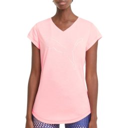 PUMA - Maat XS - Train Favorite Heather Cat Sportshirt Dames
