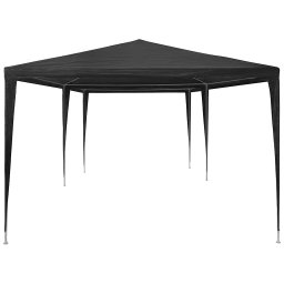 vidaXL Partytent 3x6 m PE antraciet