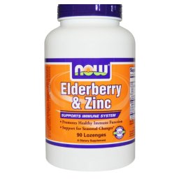 Vlierbessen en Zink (90 Lozenges) - Now Foods
