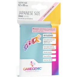 Japanese Sized Sleeves 62x89mm Transparant (60 stuks)