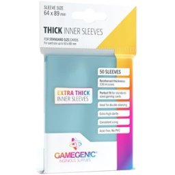 Thick Inner Sleeves 64x89mm Transparant (50 stuks)