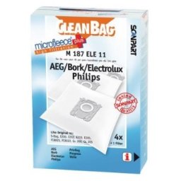Cleanbag Philips FC8021 AEG GR201 S-bag Stofzak Wit
