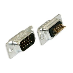 Intronics OEM SHD15M 15 polige High Density D-sub connector male geschikt voor VGA aansluiting