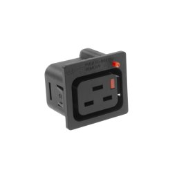 ACT STF72 C19 IEC Lock Net Entree (1x uitgang) | Zwart