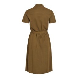 VILA - maat S-VISAFINA SS SHIRT DRESS - NOOS Dames Jurk
