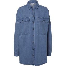 Noisy may -maat S- NMFLANNY LS LONG SHACKET BI030MB NOOS Dames tussenjas