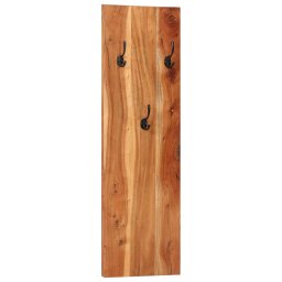 vidaXL Wandkapstokken 2 st 36x3x110 cm massief acaciahout