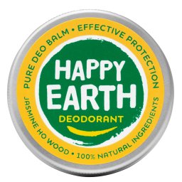 Happy Earth 100% Natural Deo Balm Jasmine Ho Wood