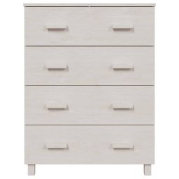 vidaXL Dressoir HAMAR 79x40x103,5 cm massief grenenhout wit