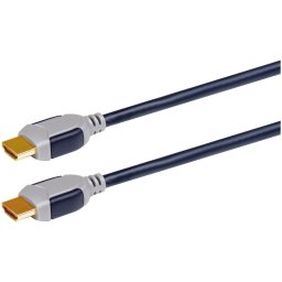 Scanpart High Speed HDMI kabel met Ethernet 2.0m HDMI kabel Zwart