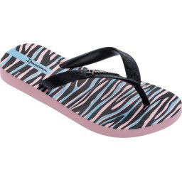 Ipanema Slippers - Maat 27/28 - Meisjes - zwart - roze - lichtblauw