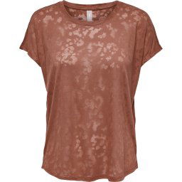 ONLY PLAY - maat S- ONPMARNA LOOSE BURN OUT SS TEE Dames T-shirt