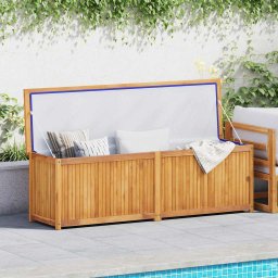 vidaXL Tuinbox 175x50x55 cm massief teakhout