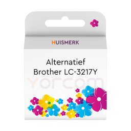 Huismerk Brother alt. LC-3217Y geel