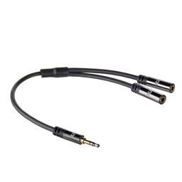 ACT 3,5mm jack naar 2x audio M/F