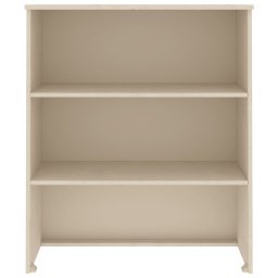 vidaXL Opzetkast HAMAR 85x35x100 cm massief grenenhout honingbruin
