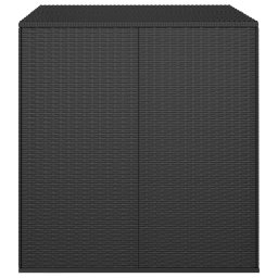 vidaXL Tuinbox 100x97,5x104 cm polyetheen rattan zwart