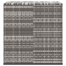 vidaXL Tuinbox 100x97,5x104 cm polyetheen rattan grijs