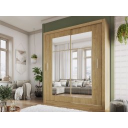 Kast IDOLE 2 schuifdeuren shetland eik