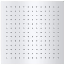 vidaXL Regendouchekop 2 st 25x25 cm roestvrij staal