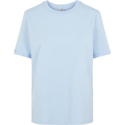 Pieces- maat XS- PCRIA SS FOLD UP SOLID TEE NOOS BC Kentucky Blue Vrouwen