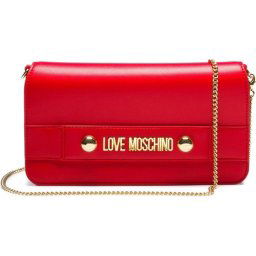 Love Moschino Lettering S Dames Crossbodytas - Rood