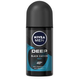Nivea Men Deep Black Carbon Beat Anti-Transpirant Roller