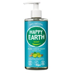 Happy Earth 100% Natural Hand Soap Cedar Lime
