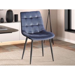 Stoel JUTTO donkergrijs