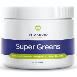 Vitakruid Super Greens 25 nutrienten oa probiotica & enzymen
