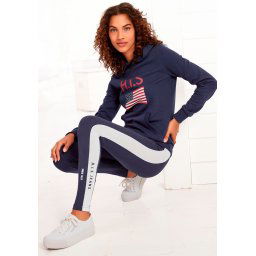 H.I.S Hoodie met logoprint en kangoeroezak