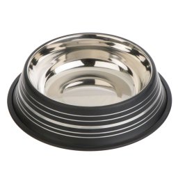 - 450 ml, Ø 20 cm - Silver Line RVS Voerbak Matzwart