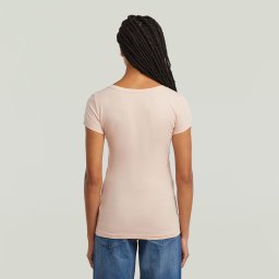 Base V-Hals Cap Top - Wit - Dames